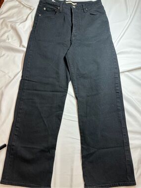 Levi's Women's Black Wide Leg Jeans